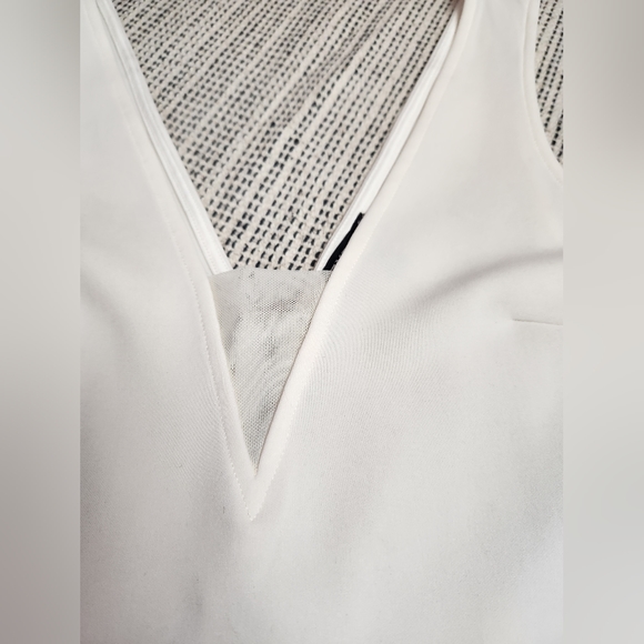 SOLD Express white peplum Blouse - Picture 2 of 7